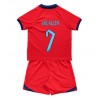Baby Fußballbekleidung England Jack Grealish #7 Auswärtstrikot WM 2022 Kurzarm (+ kurze hosen)